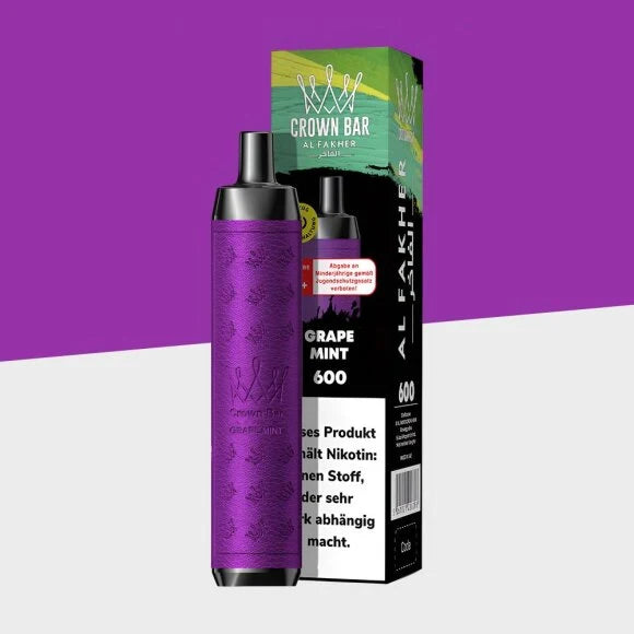Al Fakher Crown Bar 600 – Grape Mint