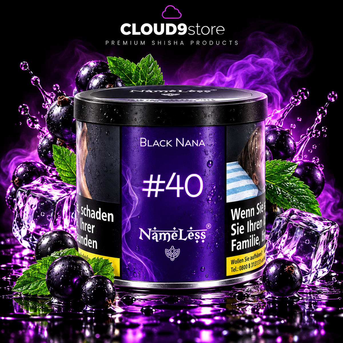 NameLess Black Nana #40 200g – CLOUD9store