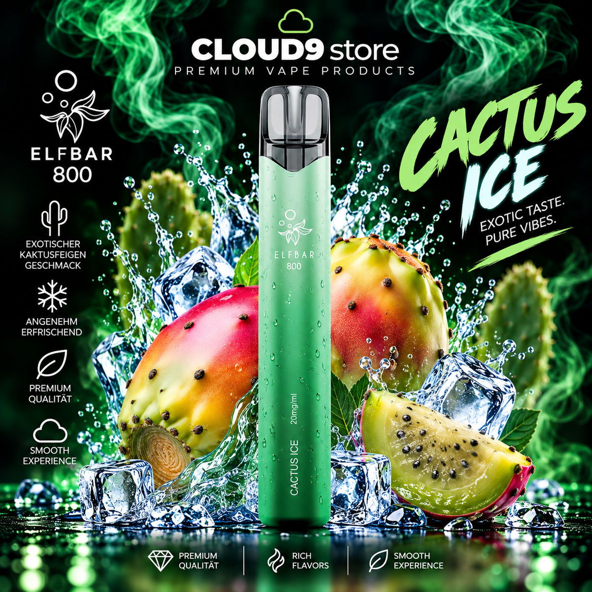ELFBAR 800 Cactus Ice – CLOUD9store
